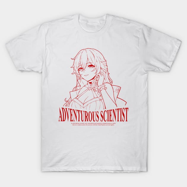 Himeko Honkai T-Shirt by Waifuku Merch